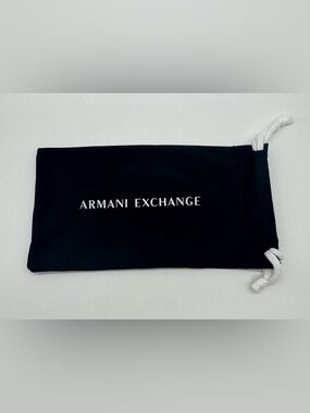 Armani Exchange Soft Fabric Drawstring Sunglasses/Glasses Pouch